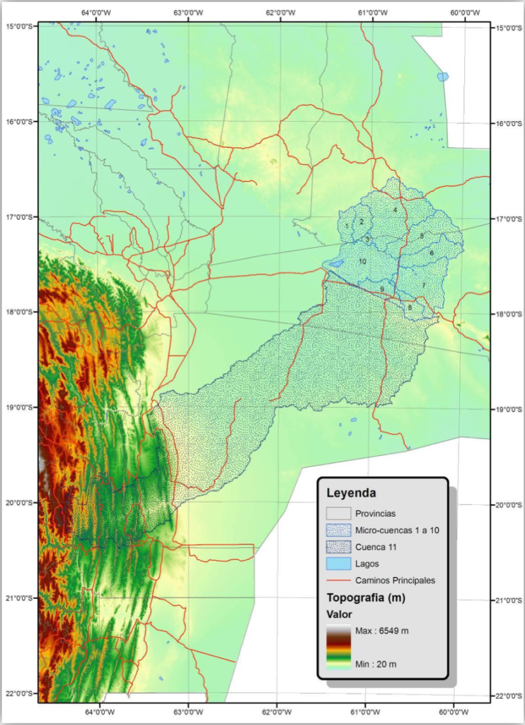 cuencas microcuencas mapa